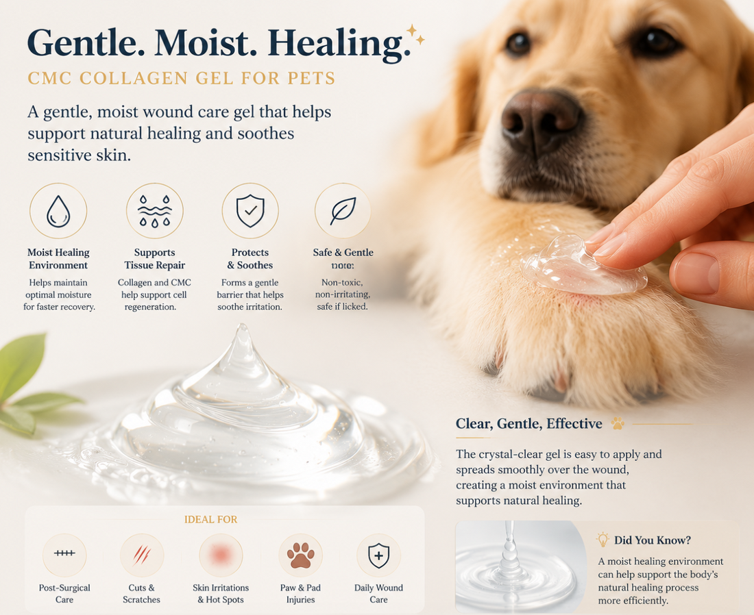 Native Collagen Gel for Pets: A Gentle Approach to Everyday Wound Care