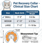 Plush Orange Slice Pet Recovery Collar | Soft & Adjustable Cone for Cats & Small Dogs
